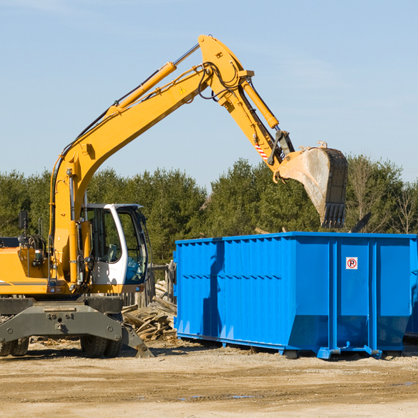 are there any restrictions on where a residential dumpster can be placed in Keota Iowa